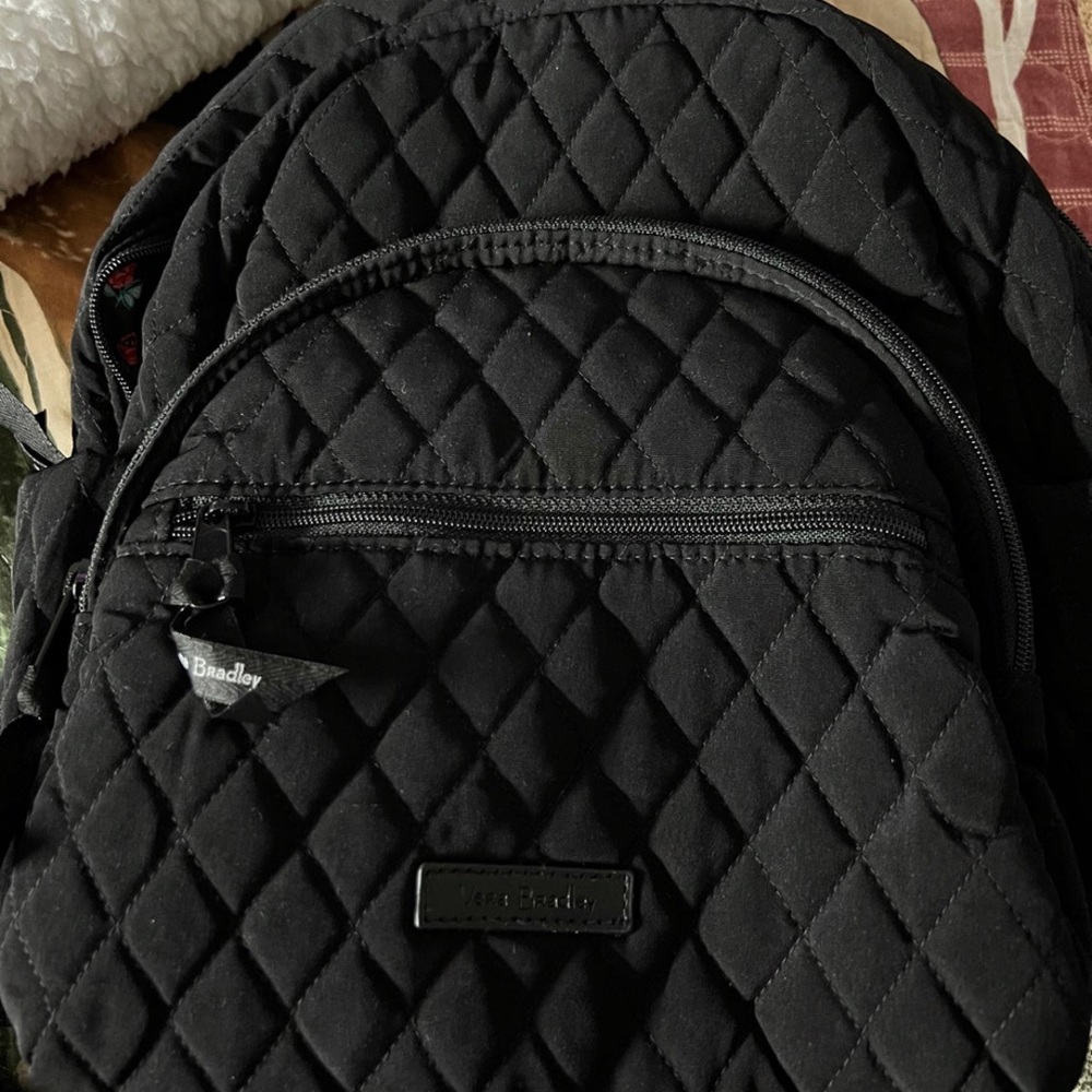 Vera Bradley backpack, with lanyard card case